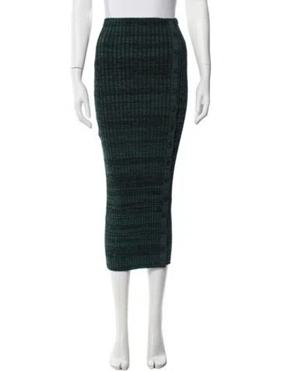 Pre-owned Self-portrait 2021 Midi Length Skirt W/ Tags In Green