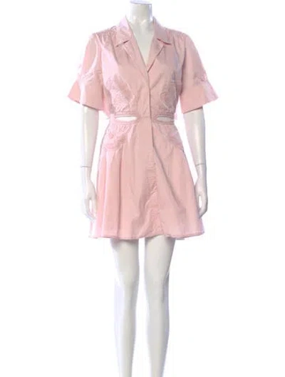 Pre-owned Self-portrait 2022 Mini Dress In Pink