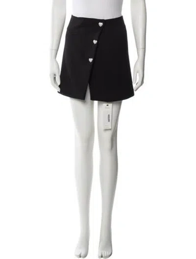 Pre-owned Self-portrait 2022 Mini Skirt In Black