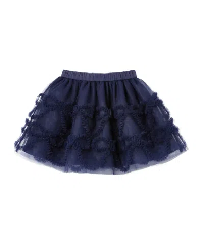Self-portrait A-line Skirt In Blue