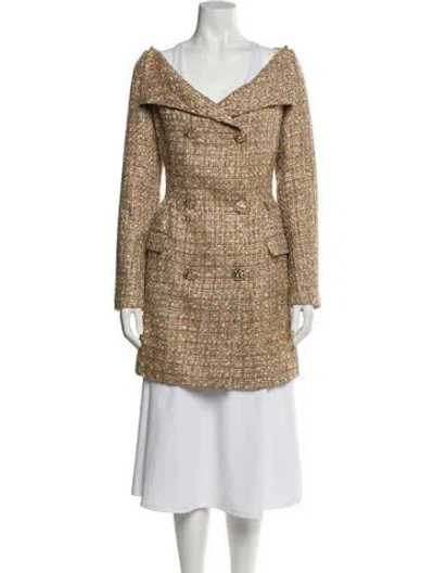 Pre-owned Self-portrait Animal Print Evening Jacket In Multi