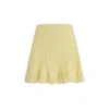 Self-portrait Chic Pointelle Knit Mini Skirt