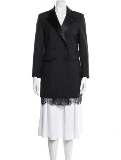 Pre-owned Self-portrait Blazer In Black