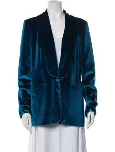 Pre-owned Self-portrait Blazer In Blue