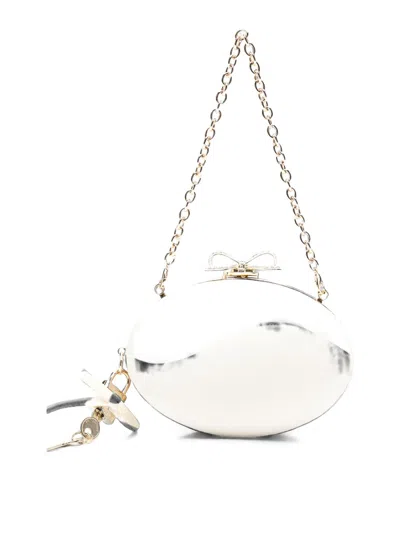 Self-portrait Bolso Clutch - Beis Claro