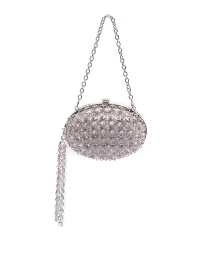 Self-portrait Bolso Clutch - Gris