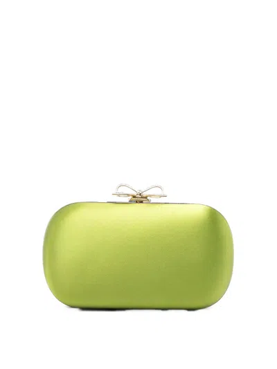 Self-portrait Bolso Clutch - Verde