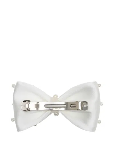 Self-portrait Bow Hair Clip In Metallic