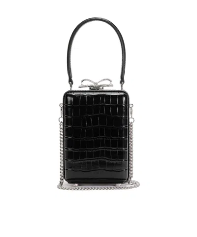 Self-portrait Buckle Mini Bag In Black