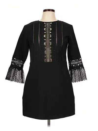 Pre-owned Self-portrait Casual Dress In Black