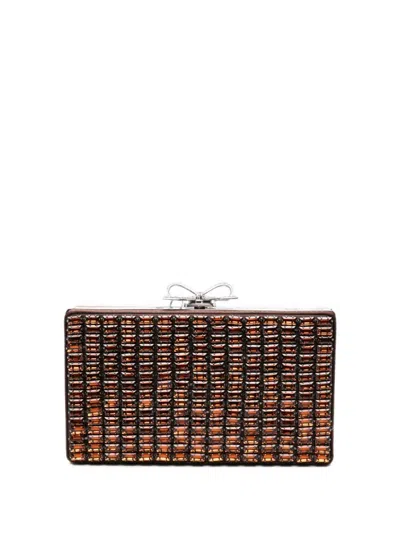 Self-portrait Chaimail Clutch Bag In Multi