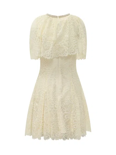 Self-portrait Chic Caplet Mini Dress In Yellow
