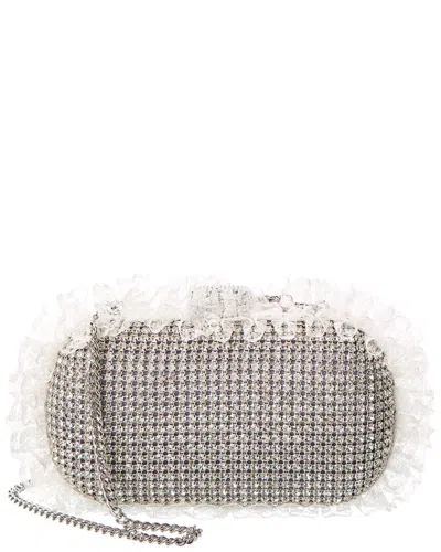 Self-portrait Clutch In Silver
