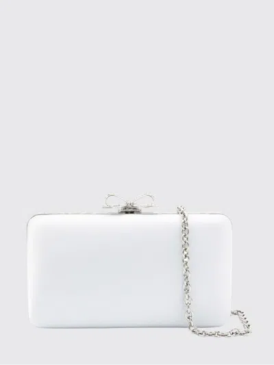 Self-portrait Clutch Woman Color Blue In White