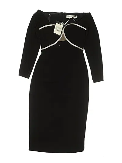 Pre-owned Self-portrait Cocktail Dress In Black