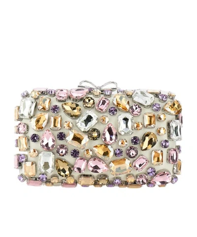 Self-portrait Crystal Shoulder Bag In Multi