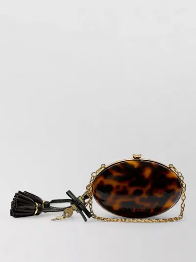 Self-portrait Diamante Acrylic Mini Clutch Bag In Multi