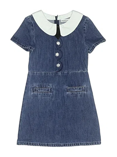 Pre-owned Self-portrait Kids' Dress In Blue