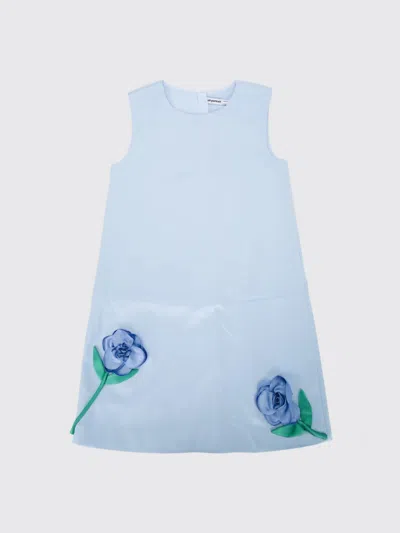 Self-portrait Kids'  ドレス ボーイ カラー ブルー In Blue