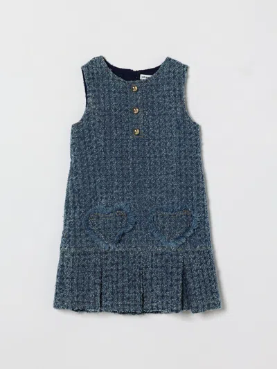 Self-portrait Dress Kids In Blue