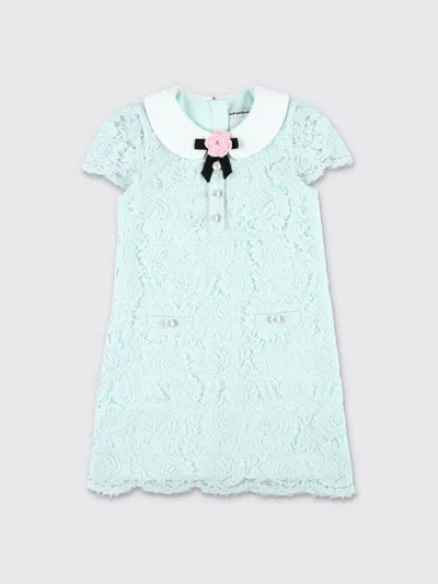 Self-portrait Dress Kids Color Green