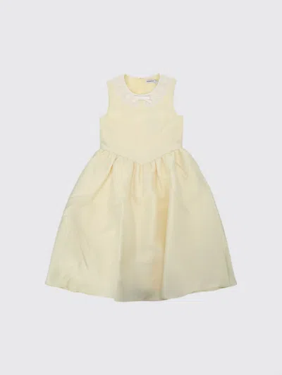 Self-portrait Kids'  ドレス ボーイ カラー イエロー In Yellow
