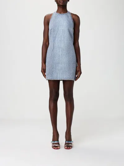 Self-portrait Dress Woman  In Blue