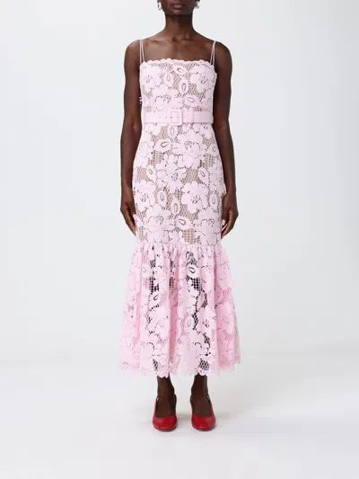 Self-portrait Dress  Woman Color Pink