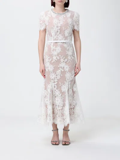 Self-portrait Dress  Woman Color White
