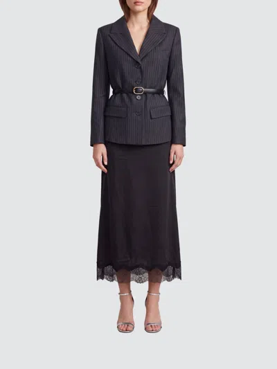 Self-portrait Dress Woman In Grey