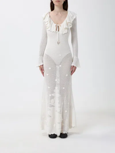 Self-portrait Dress Woman In White