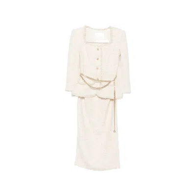 Self-portrait Dresses In White