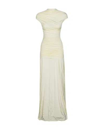 Self-portrait Effortlessly Chic Mini Dress For Women - Ss26 In Yellow