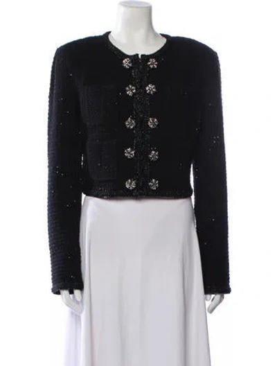 Pre-owned Self-portrait Evening Jacket In Black