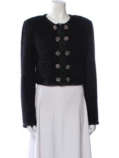 Pre-owned Self-portrait Evening Jacket W/ Tags In Black