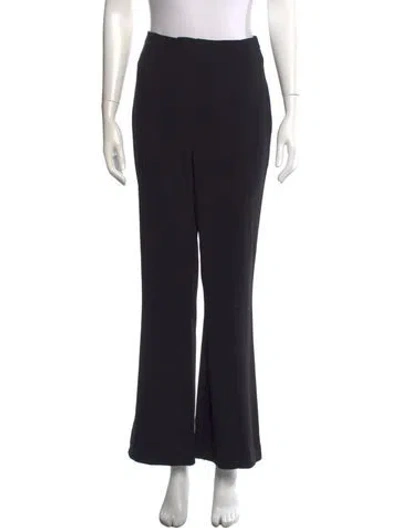 Pre-owned Self-portrait Flared Pants In Black