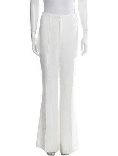 Pre-owned Self-portrait Flared Pants In White