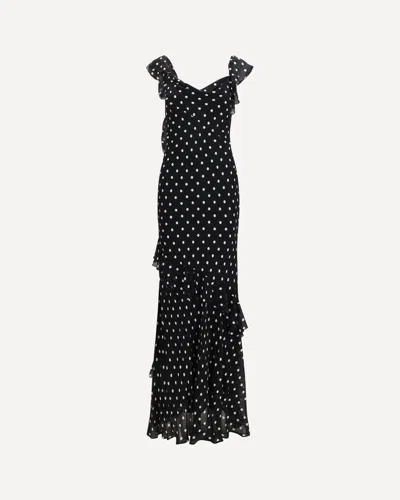 SELF-PORTRAIT GEORGETTE MAXI DRESS