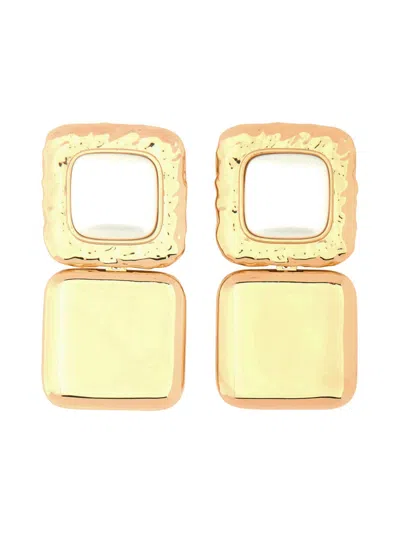 Self-portrait 珍珠的自画像耳环 In Gold