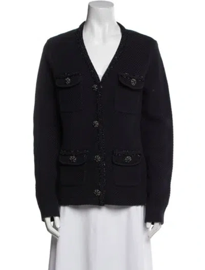 Pre-owned Self-portrait Jacket In Black