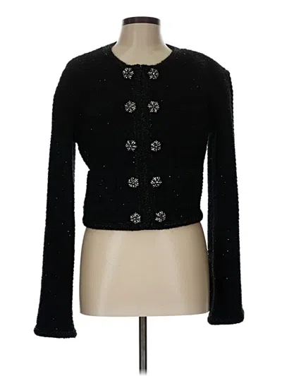 Pre-owned Self-portrait Jacket In Black