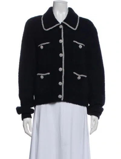 Pre-owned Self-portrait Jacket In Blue