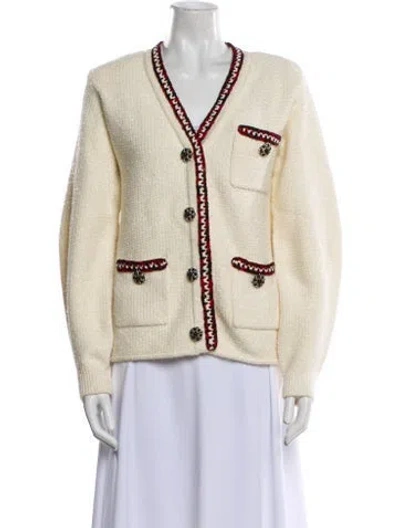 Pre-owned Self-portrait Jacket In Neutral