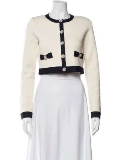 Pre-owned Self-portrait Jacket In Neutrals