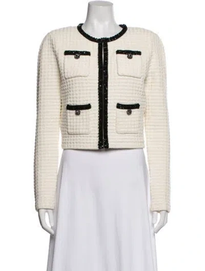 Pre-owned Self-portrait Jacket In Neutrals