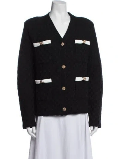Pre-owned Self-portrait Jacket W/ Tags In Black