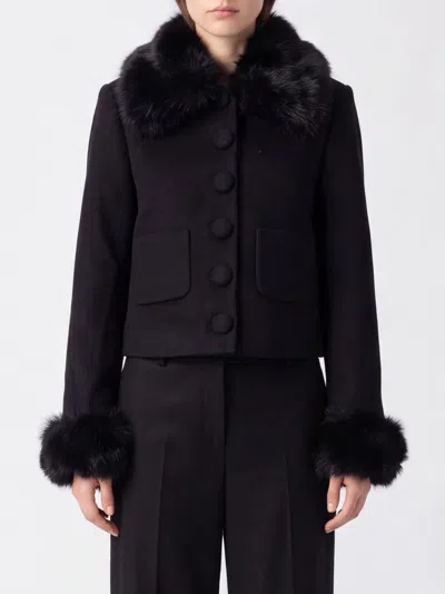 Self-portrait Jacket Woman Color Black