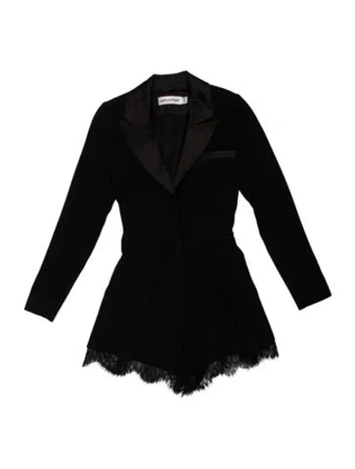 Pre-owned Self-portrait Jumpsuit In Black