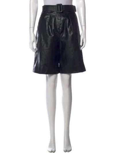 Pre-owned Self-portrait Knee-length Shorts In Black