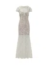 Self-portrait Lace Suit With Statement Back In Multi